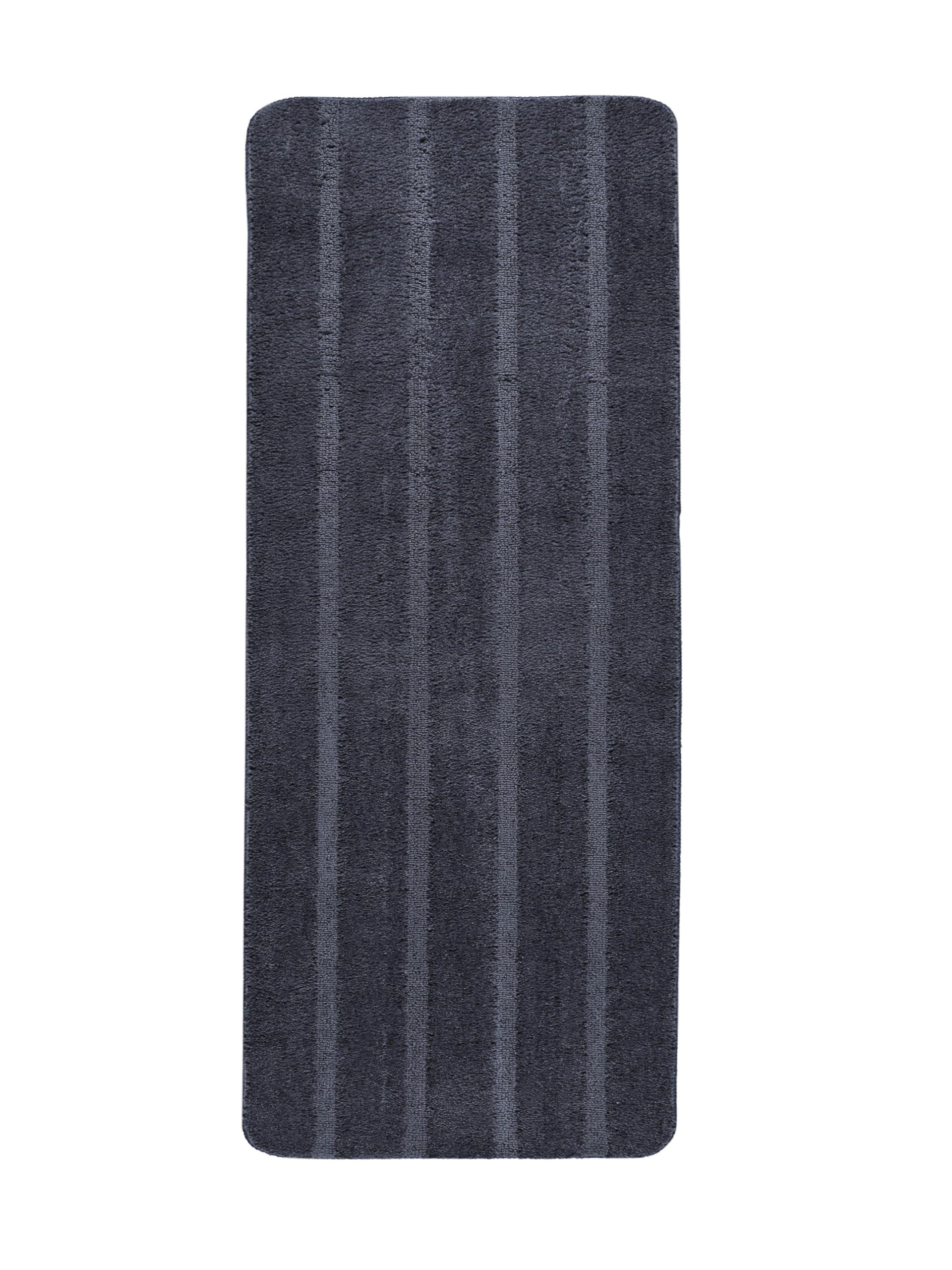 Saral Home Easy Living Striped Soft Microfiber Durable & Washable Multipurpose Bedside Runner For Home/Kitchen/Living Area/Lobby